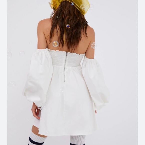 For Love And Lemons Strapless White Dress - Picture 2 of 5